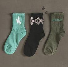 Load image into Gallery viewer, Sock ‘Em Silly Socks - 3pck
