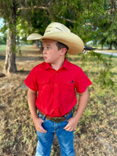 Load image into Gallery viewer, LK Clothing Youth | Red Rock Button Up
