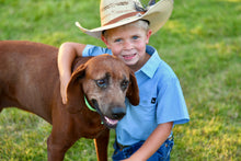 Load image into Gallery viewer, LK Clothing Youth | Carolina Blue Button Up
