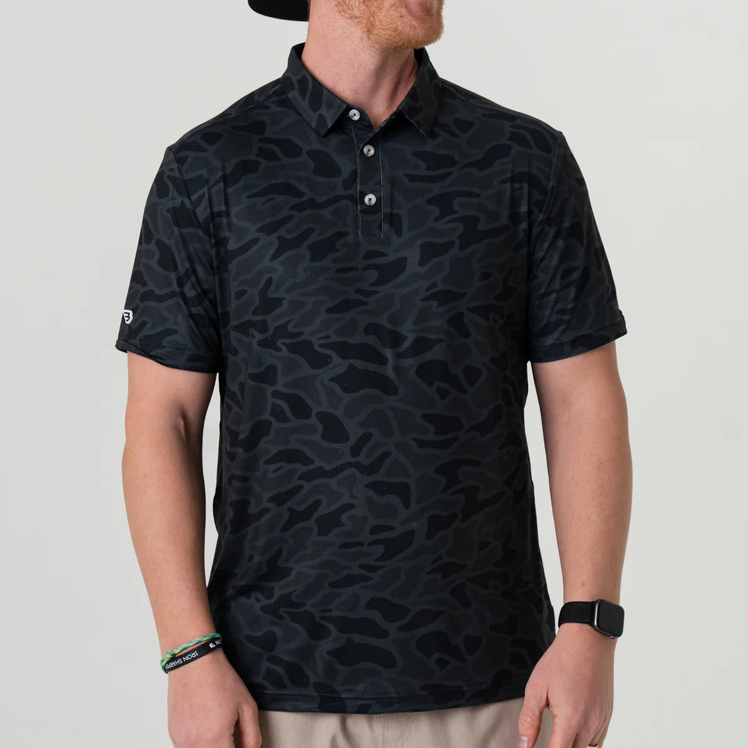 Burlebo | Blk Camo Polo