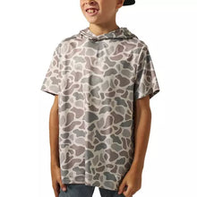 Load image into Gallery viewer, Burlebo | Youth Performance Hoodie SS - Classic Deer Camo
