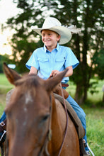 Load image into Gallery viewer, LK Clothing Youth | Carolina Blue Button Up
