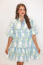 Load image into Gallery viewer, Bella Blue Floral Dress
