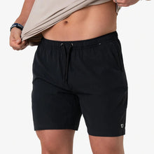Load image into Gallery viewer, Burlebo | Athletic Shorts - Heather Black - Retro Duck Liner

