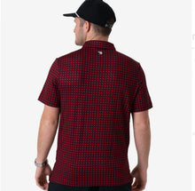 Load image into Gallery viewer, Burlebo | Performance Polo- Texas Black &amp; Red
