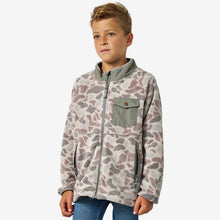 Load image into Gallery viewer, Burlebo | Youth Micro Fleece Classic Deer Camo Hoodie
