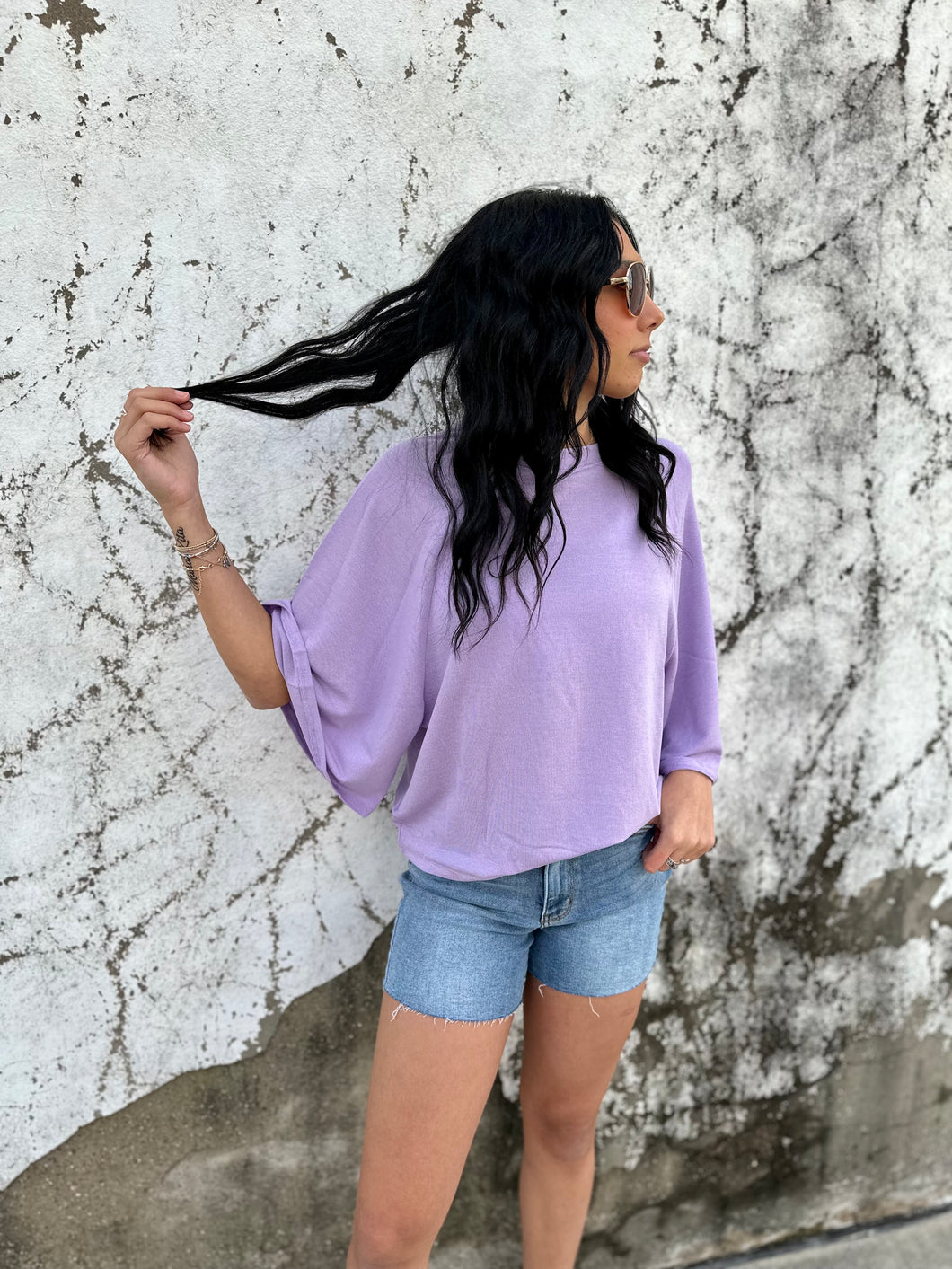 Layla Lavender Top