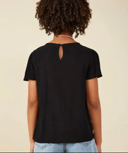 Load image into Gallery viewer, Hayden | Girls Loose Knit Mix Media T-Shirt

