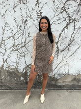 Load image into Gallery viewer, Leopard Button Down Dress
