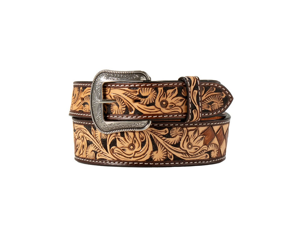 3D | Men’s Hand Tooled Checker Belt