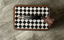Load image into Gallery viewer, Tooled Checkered &amp; Hide Jewelry Box XL
