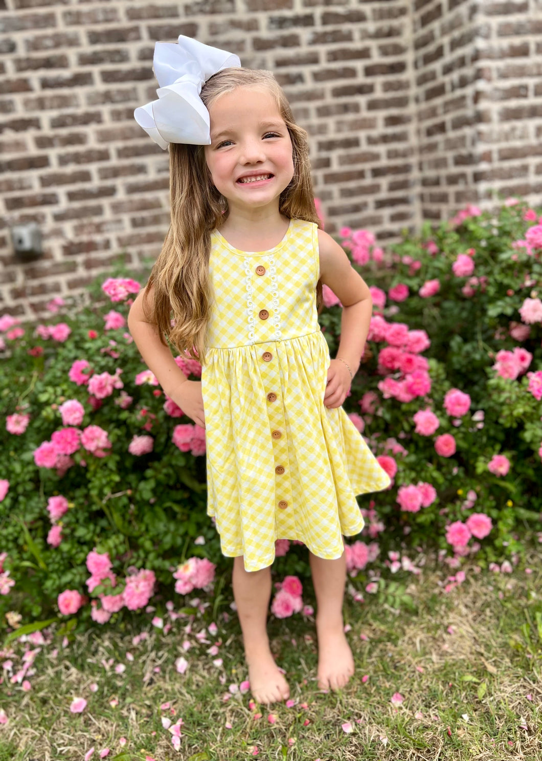 Swoon Baby Picnic Yellow Dress