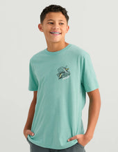 Load image into Gallery viewer, Huk | Boys Fish Adventure Blue Heather Tee
