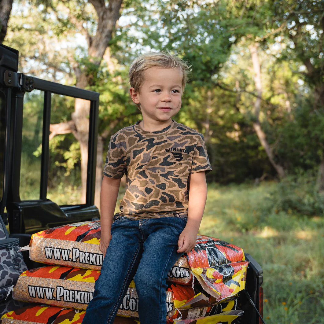 Burlebo | YOUTH Gage Camo Short Sleeve