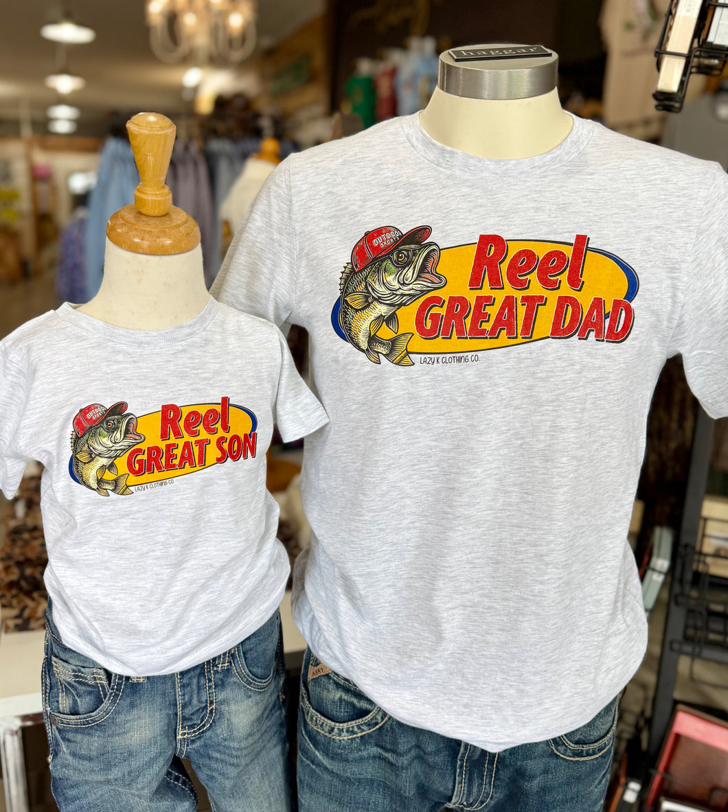 Reel Great Dad T Shirt