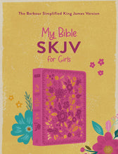 Load image into Gallery viewer, My Bible SKJV for Girls | Pink &amp; Gold Floral
