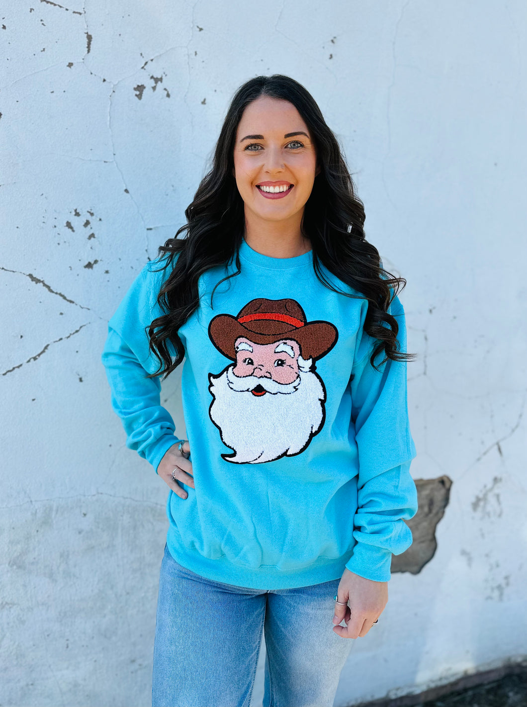Cowboy Santa Sweatshirt