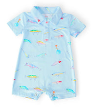 Load image into Gallery viewer, Gone Fishing Polo Shorty
