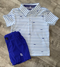 Load image into Gallery viewer, Blue Quail | Gone Fishin’ Polo
