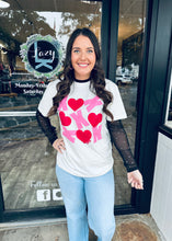 Load image into Gallery viewer, XOXO Heart Sparkle Tee
