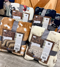 Load image into Gallery viewer, Fleece Throw Blanket  | TWIN
