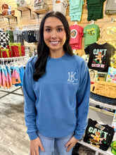 Load image into Gallery viewer, Lk Clothing Co. | Denim Blue Crewneck
