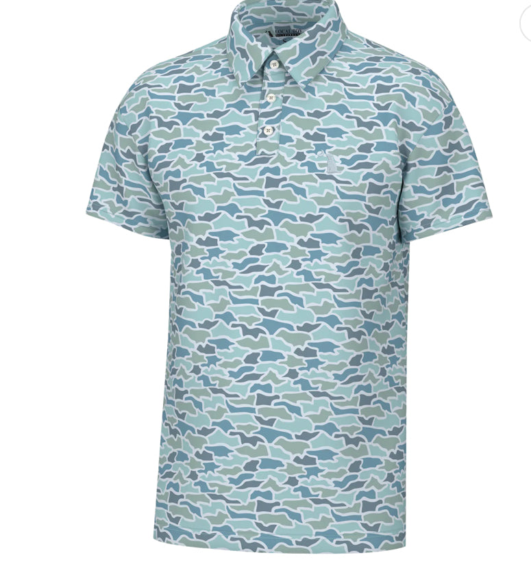 Local Boy | Youth Oak Camo Polo