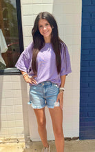 Load image into Gallery viewer, Artemis | High Rise Crossover Denim Short
