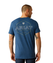 Load image into Gallery viewer, Ariat | Line Frame Hex S/S Denim Black Heather
