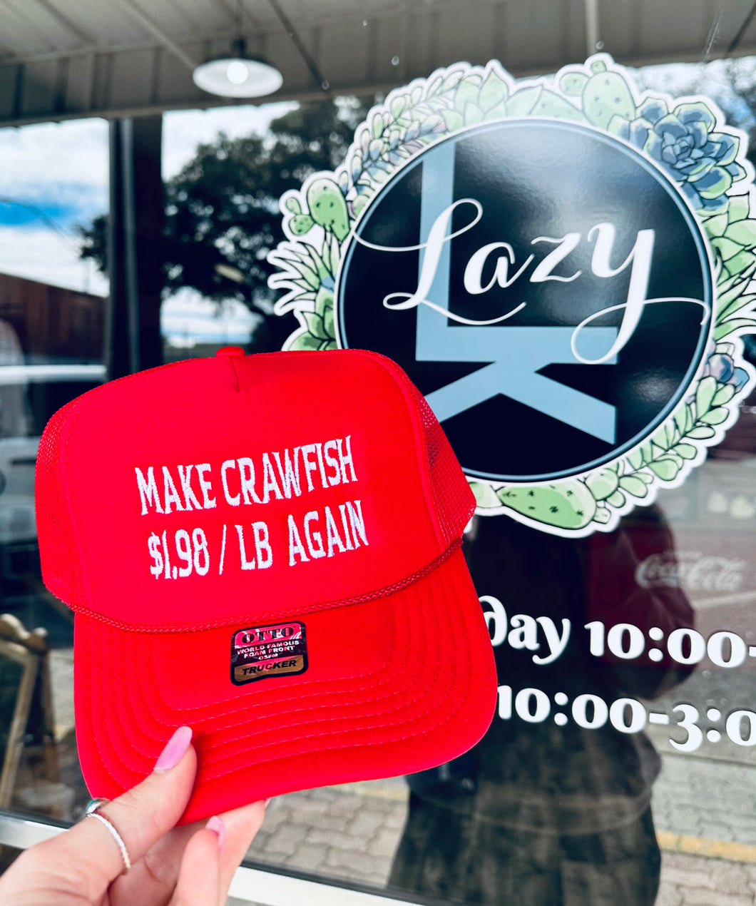Make Crawfish Trucker Hat