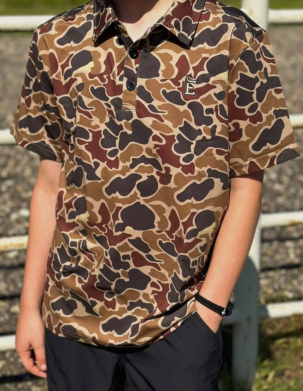 Embry | YOUTH Duck Camo Polo