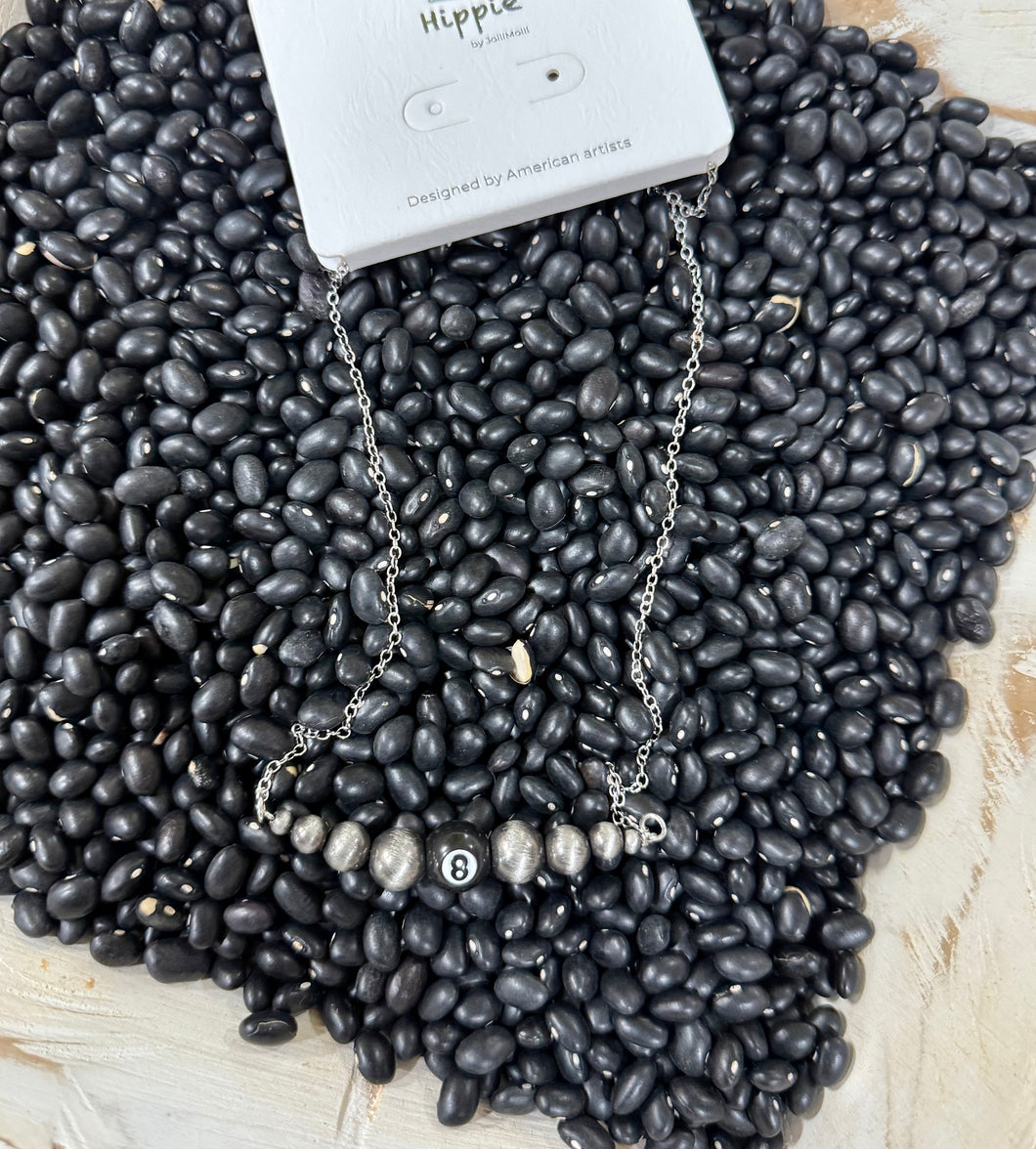 Eight Ball Navajo Necklace