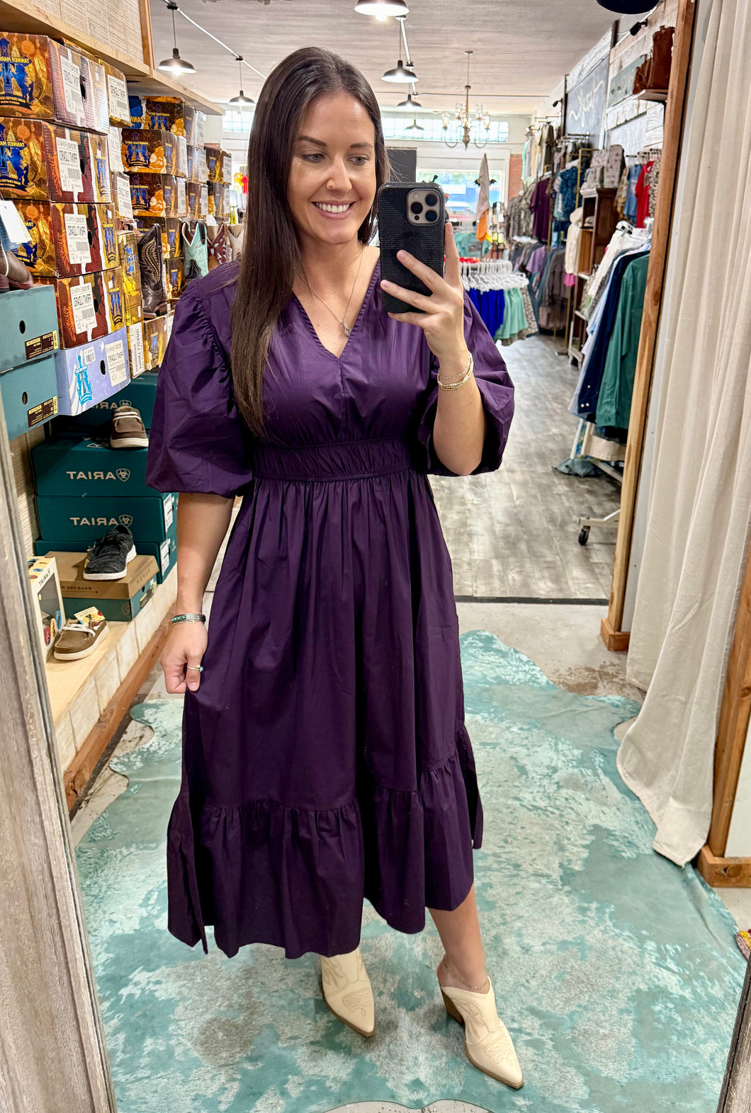 Page Plum Dress