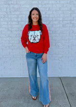 Load image into Gallery viewer, Bulldog Pride Sequin Lightweight Crewneck
