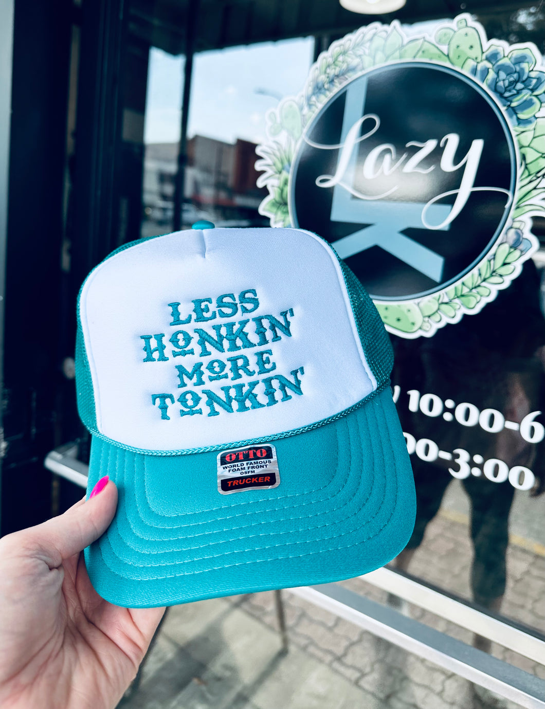 Less Honkin’ More Tonkin Trucker Hat
