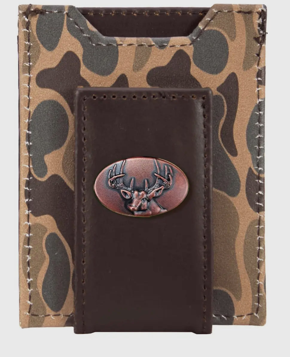 Men’s Buck Old School Leather Wallet