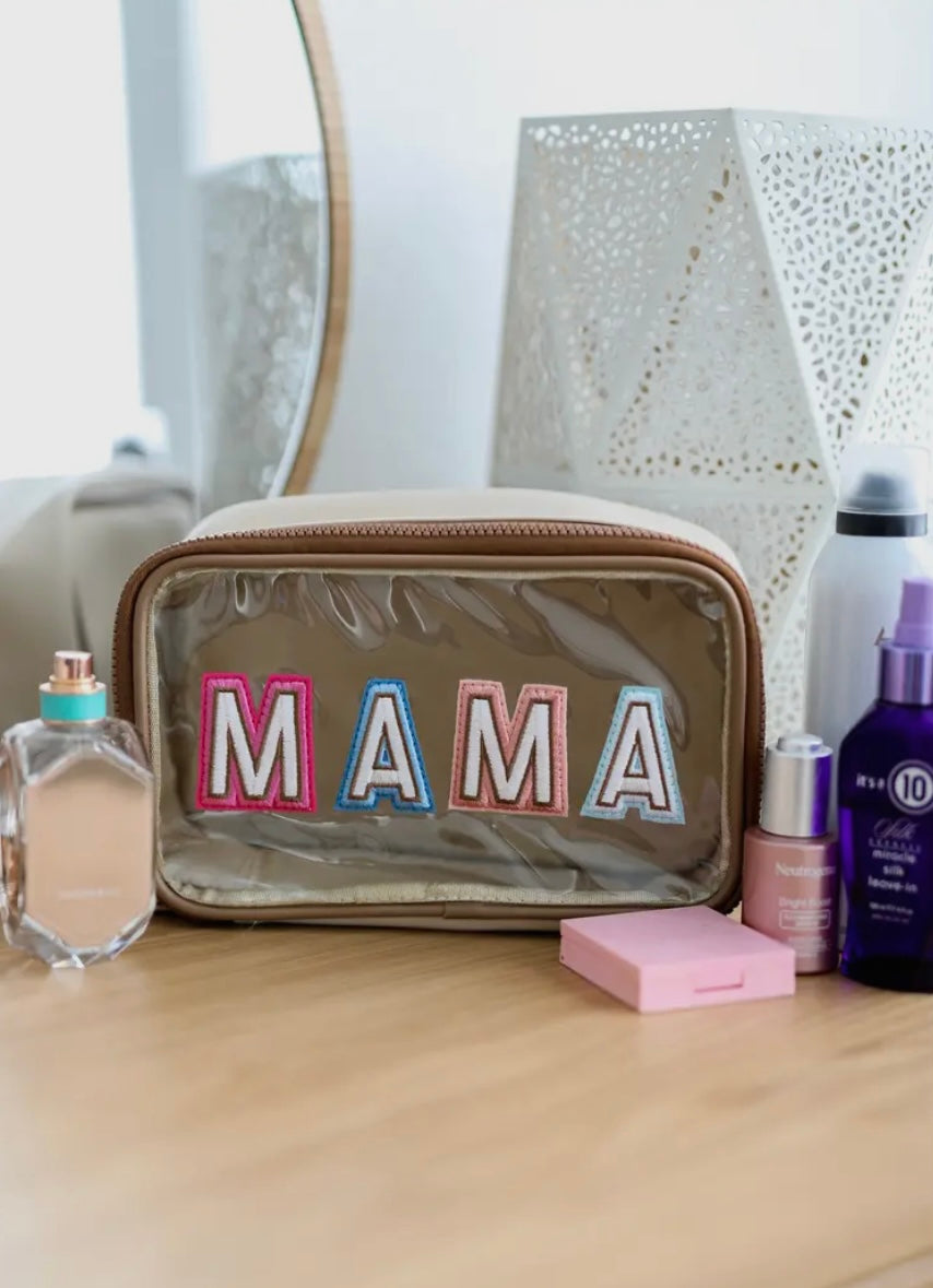 MAMA Cosmetic Bag | Clear From