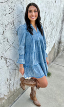 Load image into Gallery viewer, The Sonya Dress | Denim Blue
