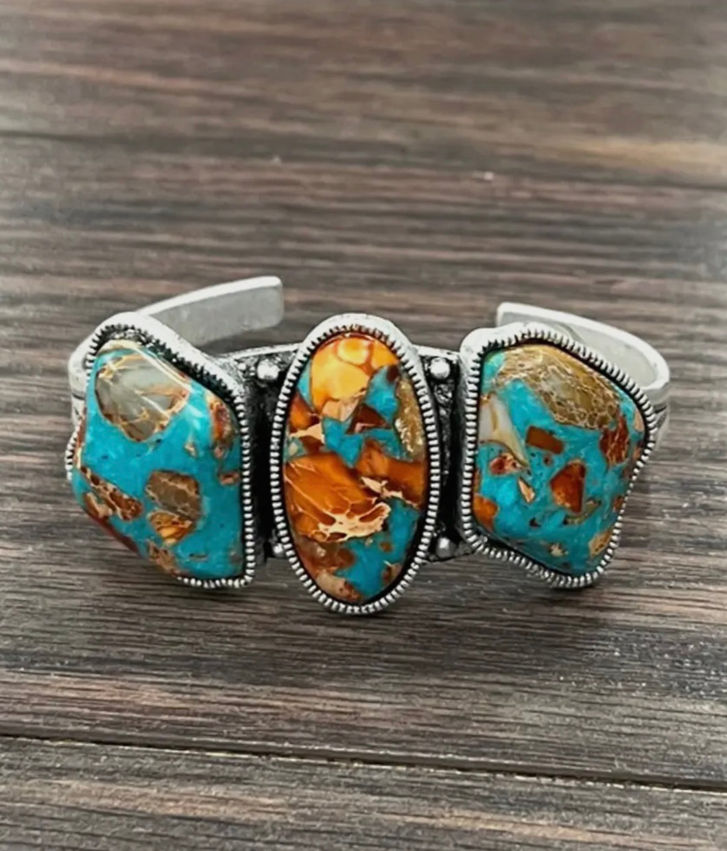 Gemstone Cuff Bracelet