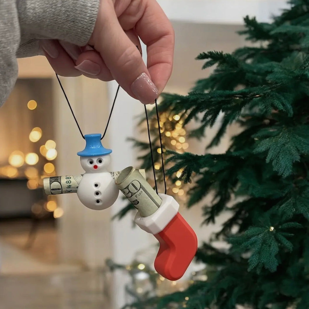Stocking Money Holder Ornament