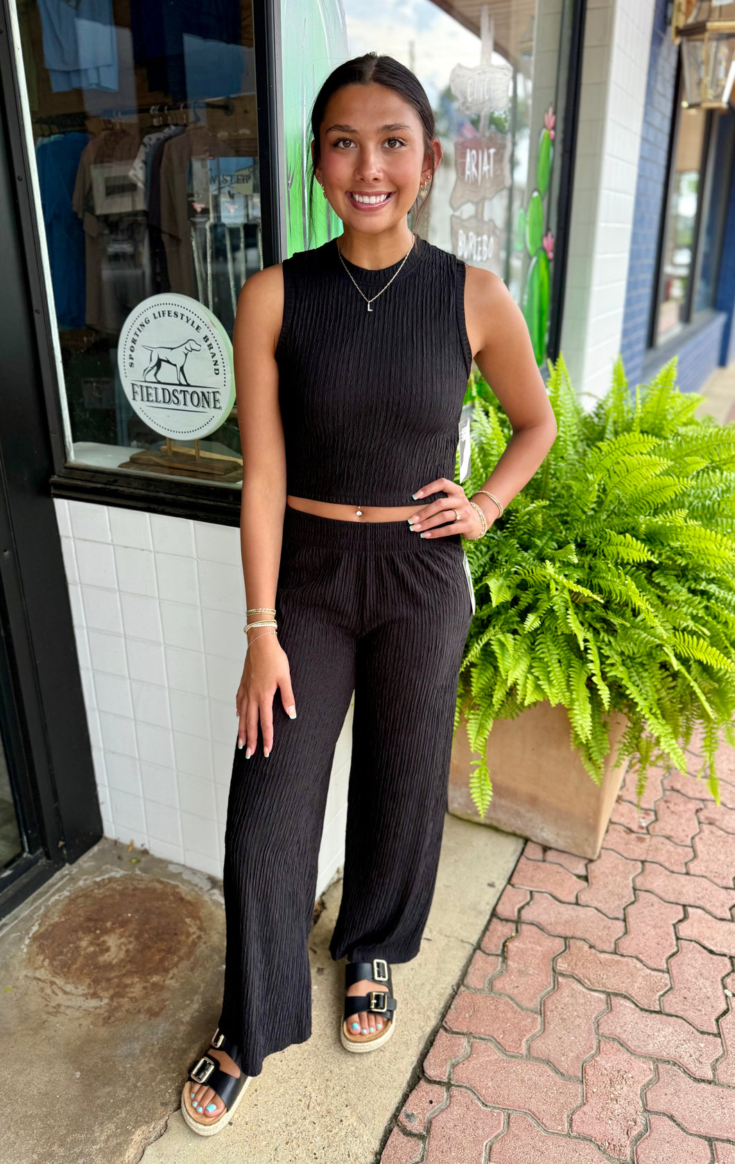 Luxury Lounge Wear Set | Black