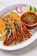 Load image into Gallery viewer, Crockstar Diner Club | Birria Beef Tacos
