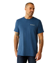 Load image into Gallery viewer, Ariat | Line Frame Hex S/S Denim Black Heather
