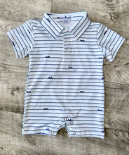 Load image into Gallery viewer, Blue Quail | Gone Fishin’ Polo
