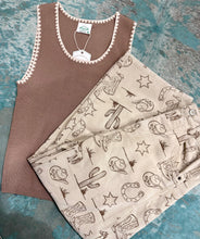 Load image into Gallery viewer, Almond Latte Wild West Barrel Jeans
