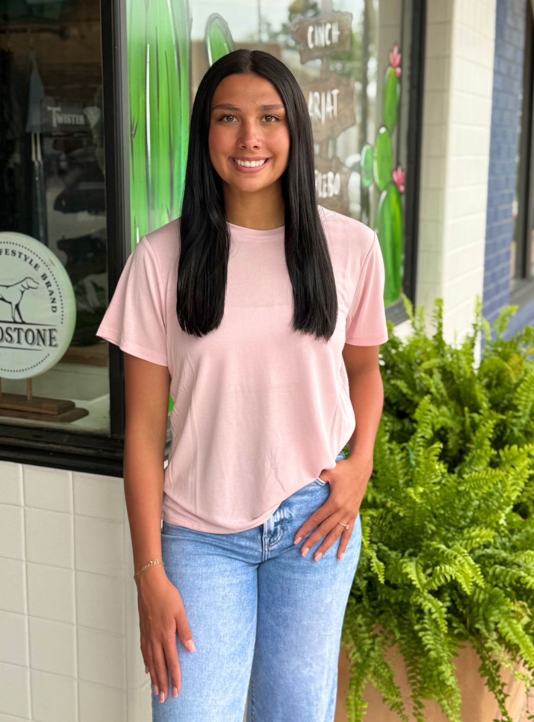 Dream Team Basic Top | Blush