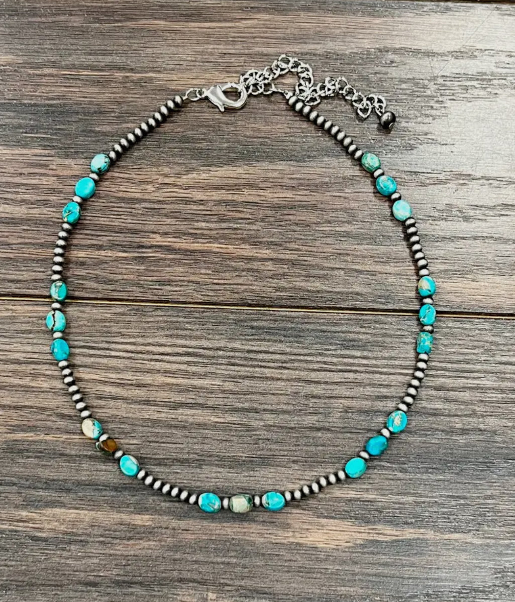 Handmade Navajo Gemstone Necklace