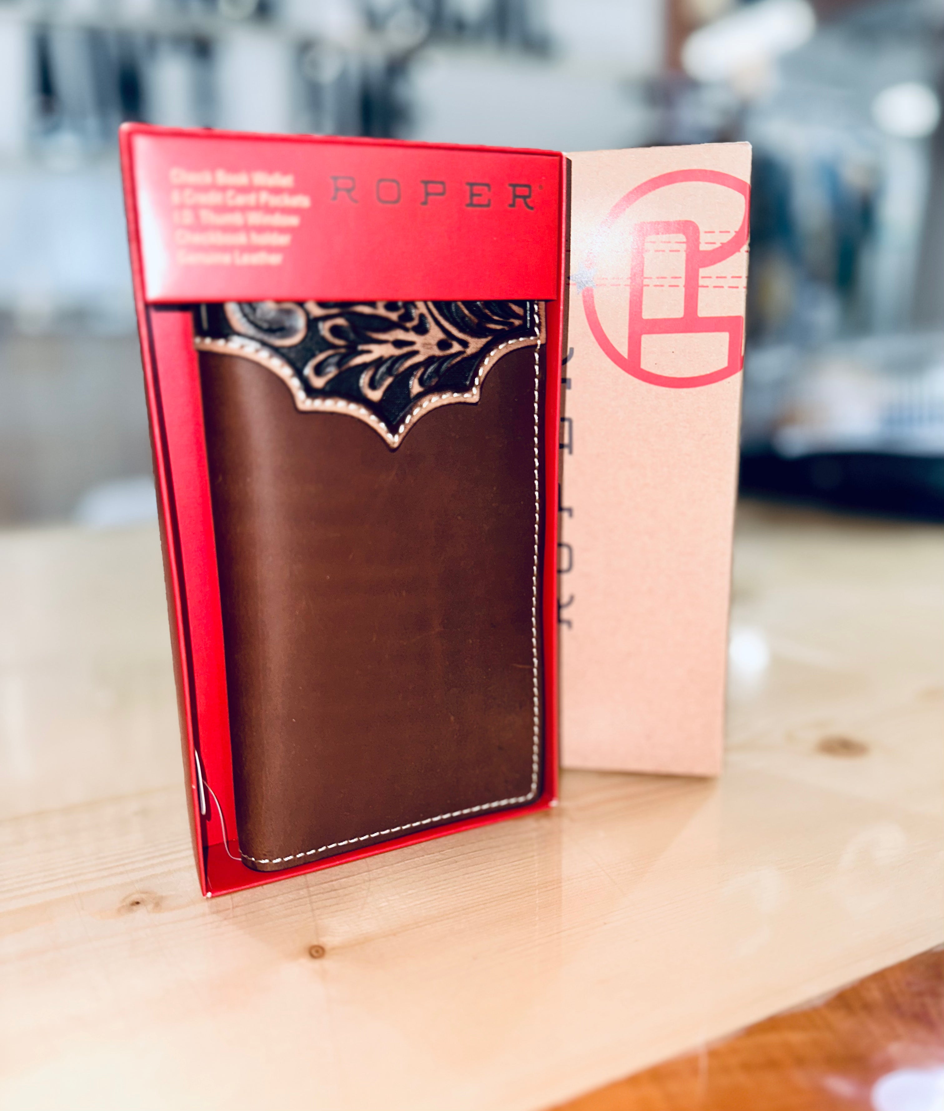 Roper | Tooled Check Book Wallet – Lazy K Boutique