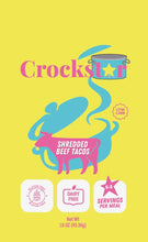 Load image into Gallery viewer, Crockstar Diner Club | Shredded Beef Tacos
