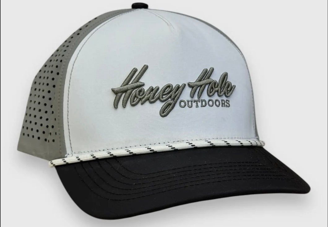 Honey Hole | Heritage Black/White Rope Hat